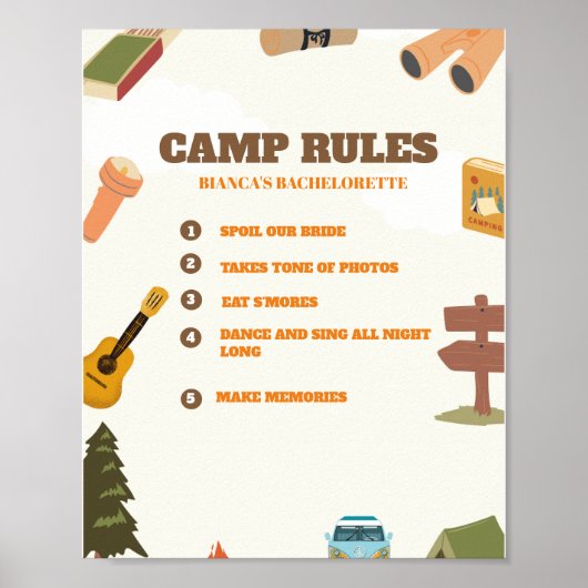 ヴェイルキャンプルールの前の最後のトレイルバチェロレッテ ポスター (正面)