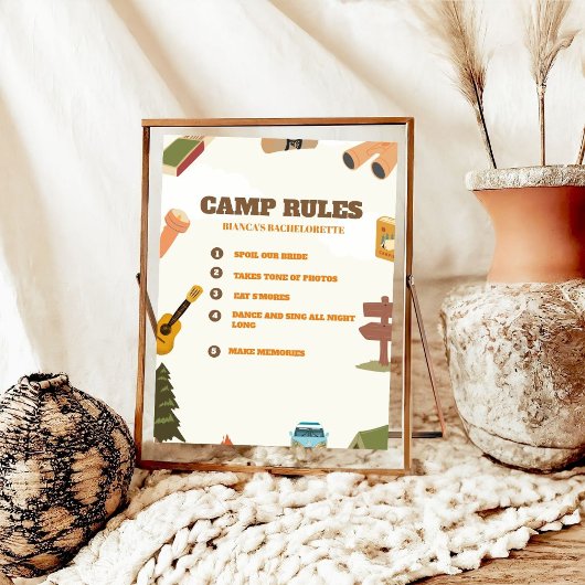 ヴェイルキャンプルールの前の最後のトレイルバチェロレッテ ポスター