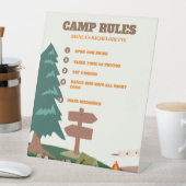 ヴェイルキャンプルールの前の最後のトレイルバチェロレッテ 台座サイン (インサイチュ)