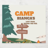 ヴェイルキャンプ前の最後のトレイルバチェロレッテ スパークリングワインラベル (シングルラベル)