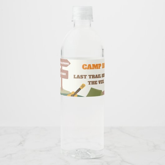 ヴェイルキャンプ前の最後のトレイルバチェロレッテ ペットボトルラベル (正面)