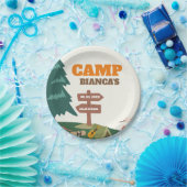 ヴェイルキャンプ前の最後のトレイルバチェロレッテ ペーパープレート (パーティー)