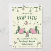 ヴェイルキャンプ前の最後のトレイルバチェロレッテ 招待状 (正面)