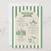 ヴェイルキャンプ前の最後のトレイルバチェロレッテ 招待状 (裏面)