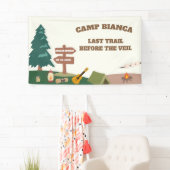 ヴェイルキャンプ前の最後のトレイルバチェロレッテ 横断幕 (インサイチュ)