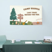 ヴェイルキャンプ前の最後のトレイルバチェロレッテ 横断幕 (トレードショー)