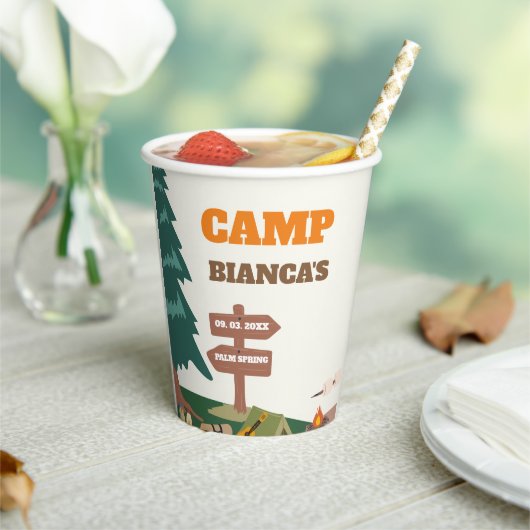 ヴェイルキャンプ前の最後のトレイルバチェロレッテ 紙コップ (インサイチュ)