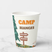 ヴェイルキャンプ前の最後のトレイルバチェロレッテ 紙コップ (正面)