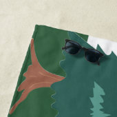 ヴェイルキャンプ前の最後のトレイル独身最後の旅 ビーチタオル (インサイチュ)