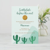 ヴェイルサボテンの前のスコッツデールバチェロレッテ 招待状 (スタンド正面)