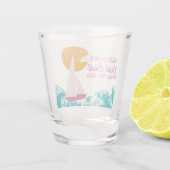 ヴェイルセーリングボートの前の最終セイルバチェロレッテ ショットグラス (裏面)