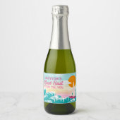 ヴェイルセーリングボートの前の最終セイルバチェロレッテ スパークリングワインラベル (正面)