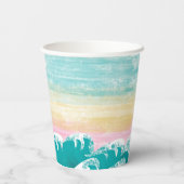 ヴェイルセーリングボートの前の最終セイルバチェロレッテ 紙コップ (裏面)