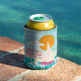 ヴェイルセーリングボートの前の最終セイルバチェロレッテ 缶クーラー