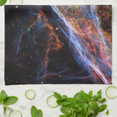 ヴェイルネブラスーパーノヴァ残骸ハッブル望遠鏡 キッチンタオル (折り畳み)