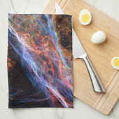 ヴェイルネブラスーパーノヴァ残骸ハッブル望遠鏡 キッチンタオル (四つ折り)