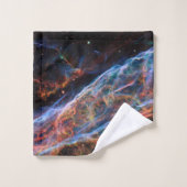 ヴェイルネブラスーパーノヴァ残骸ハッブル望遠鏡 バスタオルセット (ウォッシュタオル)