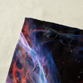 ヴェイルネブラスーパーノヴァ残骸ハッブル望遠鏡 ビーチタオル (インサイチュ)