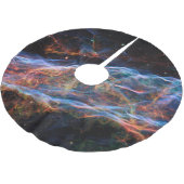 ヴェイルネブラスーパーノヴァ残骸ハッブル望遠鏡 ブラッシュドポリエステルツリースカート (アングル)