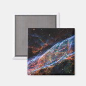 ヴェイルネブラスーパーノヴァ残骸ハッブル望遠鏡 マグネット (正面/裏面)