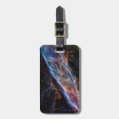 ヴェイルネブラスーパーノヴァ残骸ハッブル望遠鏡 ラゲッジタグ (正面縦)