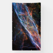 ヴェイルネブラスーパーノヴァ残骸ハッブル望遠鏡 横断幕 (縦)