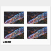 ヴェイルネブラスーパーノヴァ残骸ハッブル望遠鏡 長方形シール (シート)