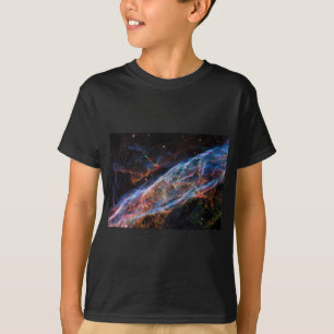 ヴェイルネブラスーパーノヴァ残骸ハッブル望遠鏡 Tシャツ