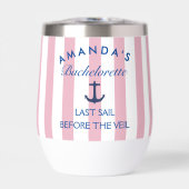 ヴェイルバッチェロートワインタンブラーの前の最後の帆 (正面)