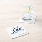 ヴェイルヘルム前の最終セイルバチェロレッテ スクエアペーパーコースター (インサイチュ)