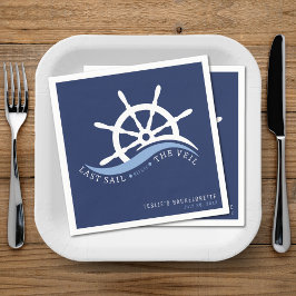 ヴェイルヘルム前の最終セイルバチェロレッテ スタンダードカクテルナプキン