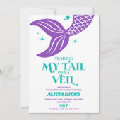 ヴェイルマーメイドのテールバチェロレッテ週末パーティー 招待状 (正面)