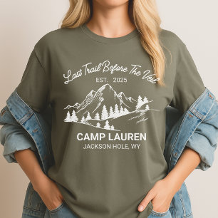 ヴェイル前の最後のトレイル、 カスタムキャンプバッハ Tシャツ