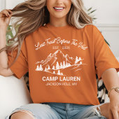 ヴェイル前の最後のトレイル、 カスタムキャンプバッハ Tシャツ