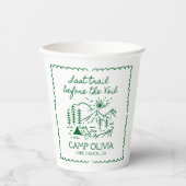 ヴェイル前の最後のトレイル ブライズメイド パーティー 紙コップ (正面)