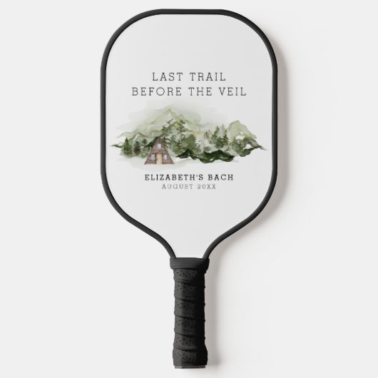 ヴェイル前の最後のトレイル ブラチェットウィークエンド ピックルボールラケット (正面)