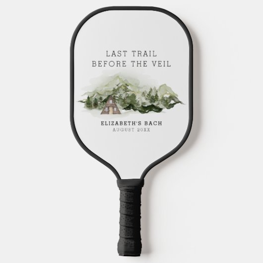 ヴェイル前の最後のトレイル ブラチェットウィークエンド ピックルボールラケット (裏面)