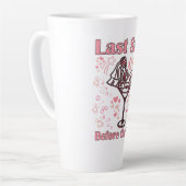 ヴェイル前の最後の航海パーティTシャツ カフェラテマグ (左アングル)