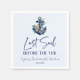 ヴェイル前の最後の航海 バチェロレッテウィークエンドパーティー スタンダードカクテルナプキン