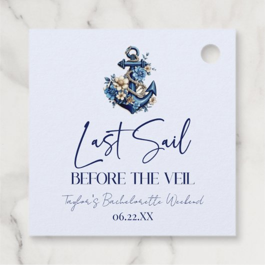 ヴェイル前の最後の航海 バチェロレッテウィークエンドパーティー フェイバータグ (裏面)