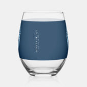 ヴェイル前の最後の航海 ブライズ バチェロレッテ 花嫁 ステムなしワイングラス (左)