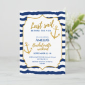 ヴェイル前の最後の航海 海岸の花嫁ウィークエンド 招待状 (スタンド正面)