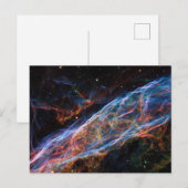 ヴェイル星雲 超新星残骸 ハッブル望遠鏡 シーズンポストカード (正面/裏面)