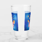 ヴェサックデイブッダ上のロータスランタンヴァイサカ タンブラーグラス (左)