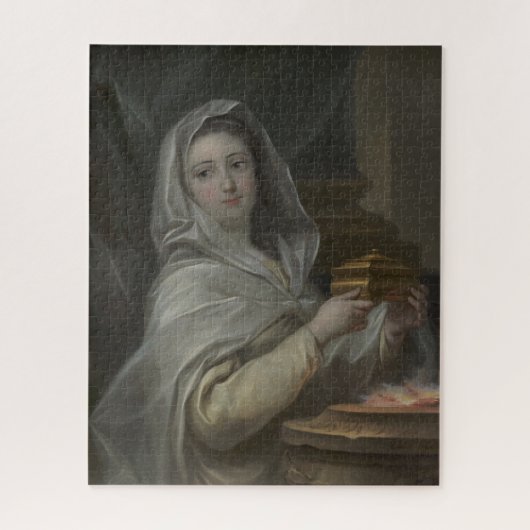 ヴェスタルのヴァージンとして描かれる女性(古代ローマ) ジグソーパズル (縦)