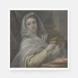 ヴェスタルのヴァージンとして描かれる女性（古代ローマ） スタンダードランチョンナプキン