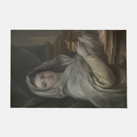 ヴェスタルのヴァージンとして描かれる女性（古代ローマ） ドアマット (正面)
