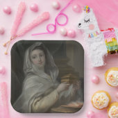 ヴェスタルのヴァージンとして描かれる女性（古代ローマ） ペーパープレート (パーティー)