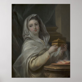 ヴェスタルのヴァージンとして描かれる女性（古代ローマ） ポスター