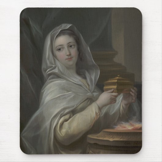 ヴェスタルのヴァージンとして描かれる女性（古代ローマ） マウスパッド (正面)